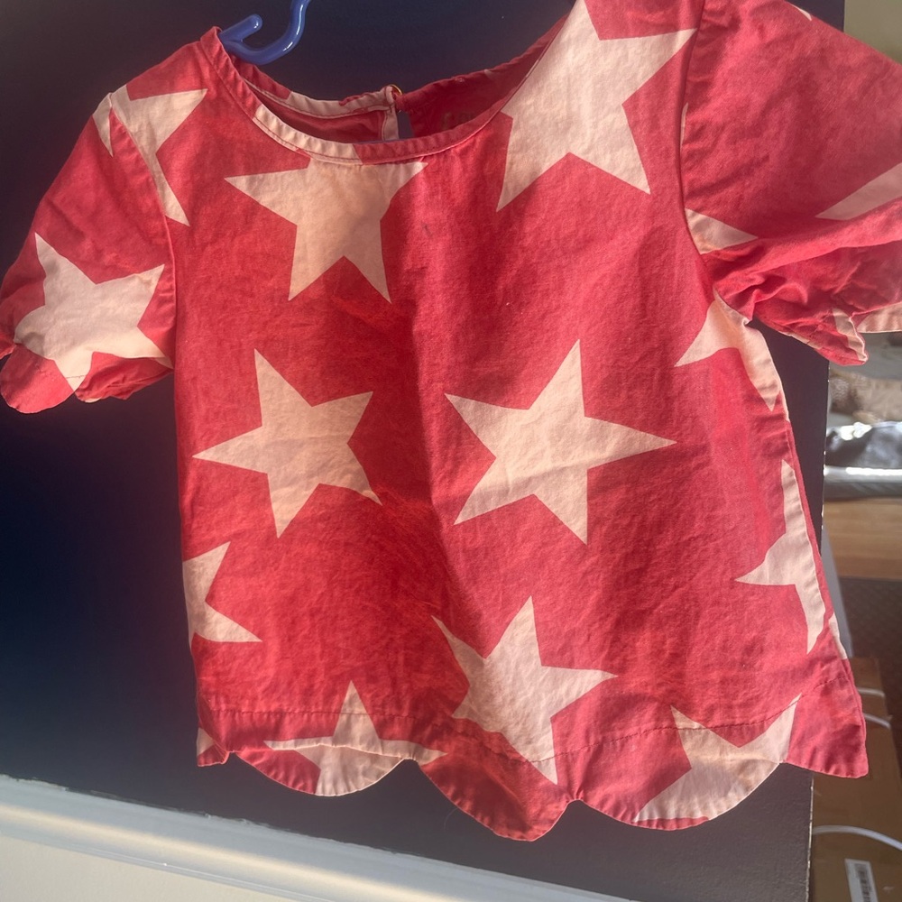 OshKosh B'gosh Red and White Star Tee Short Sleeve